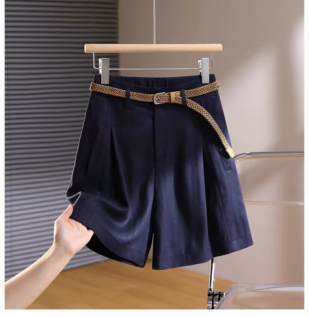 Duwies Women's Linen Shorts