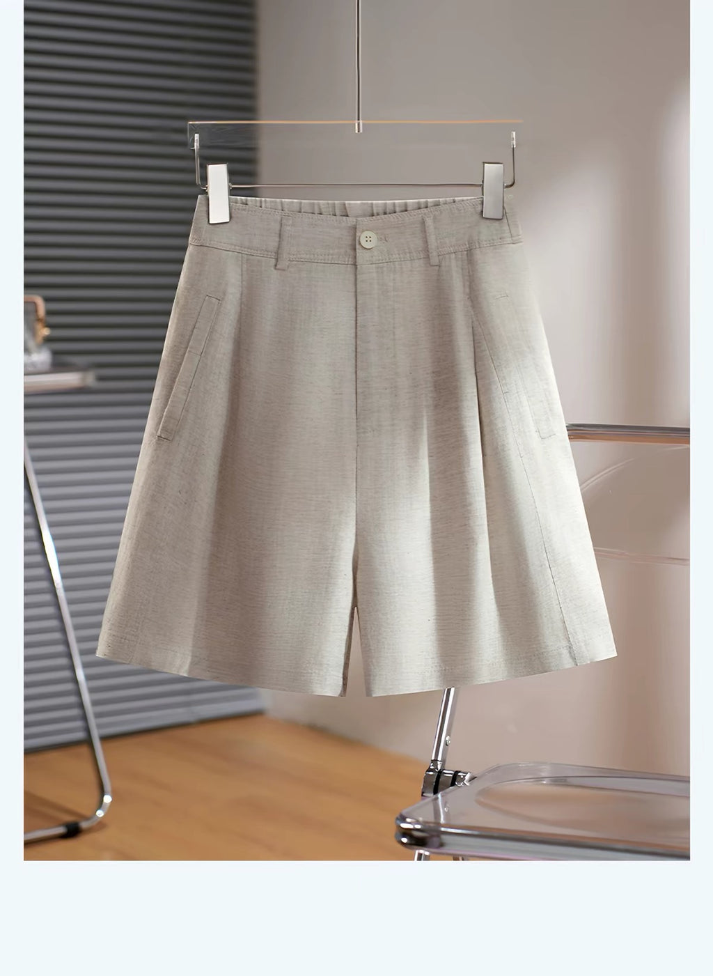 Duwies Women's Linen Shorts